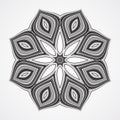 Ethnic Fractal Mandala Royalty Free Stock Photo