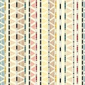 Ethnic geometric tribal seamless background.