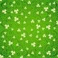 Ethnic green clover backgrounds Royalty Free Stock Photo