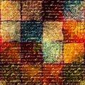 Ethnic grunge pattern