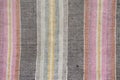 Ethnic Homespun Textile Background. Royalty Free Stock Photo