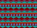 Ethnic ikat classic border. Colorful Digital Geometrical baroque Ornament design