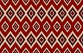 Ethnic ikat seamless pattern.