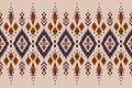 Ethnic ikat seamless pattern