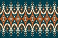 Ethnic ikat seamless pattern traditional. Carpet tribal style. Aztec ornament print