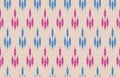 Ethnic Ikat seamless pattern traditional.