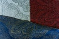 Ethnic Indian Fabrics Texture Royalty Free Stock Photo