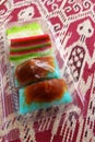 Ethnic Malay nonya cakes take away