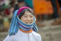 Ethnic minority women dresses, at old Van market