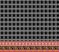 Ethnic Morocco. Vivid Mosaic. Multicolor Ethnic Aztec. Vivid Geometric Pattern. Vivid Floral Shawl Design. Floral Pattern.