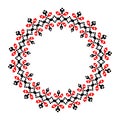 Ethnic motives. Circular pattern in traditional style. Royalty Free Stock Photo