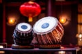 An ethnic musical instruments tabla Royalty Free Stock Photo