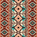 Ethnic ornament. Seamless Navajo pattern.