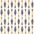 Ethnic ornament. Seamless pattern. Boho style. Royalty Free Stock Photo