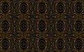 Ethnic ornament. Texture with a gold pattern inspired by Africa Mexico. Geometric black background.