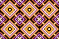 Ethnic pattern as swithing rectangle style with crossing stripe line. Geometric ethnic pattern seamless as traditional pattern. Royalty Free Stock Photo