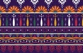Ethnic Pattern. Ethnic India geometric pattern oriental style for tile and textile decoration