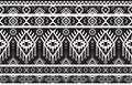 Ethnic Pattern. Ethnic India geometric pattern oriental style for tile and textile decoration