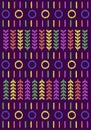 Ethnic pattern tribal art designs ikat vector oriental traditional design for background. Ikat traditional textile