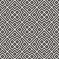 Ethnic pattern vector design. Seamless lattice background. Square repeating lines elements. Royalty Free Stock Photo