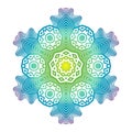 Ethnic Psychodelic Fractal Mandala Vector Meditation looks like