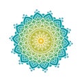 Ethnic Psychodelic Fractal Mandala Vector Meditation looks like