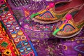 Ethnic Rajasthan shoes Royalty Free Stock Photo