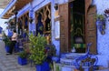 Ethnic restaurant in Chefchaouen, Morocco Royalty Free Stock Photo