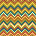 Ethnic rhombus pattern in retro colors