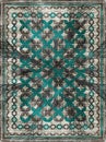 Ethnic rug carpet pattern Royalty Free Stock Photo