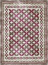 Ethnic rug carpet pattern Royalty Free Stock Photo