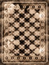 Ethnic rug carpet pattern Royalty Free Stock Photo