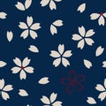 Ethnic sakura pattern