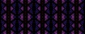 Ethnic Seamless Border. Purple Black Geometric Wallpaper. Print Boho. Kaleidoscope Boho Rug. Royalty Free Stock Photo