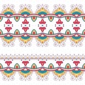 Ethnic seamless border