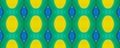 Ethnic Seamless Kaleidoscope. Bright Colors Geometric Design. African Wax Fabric.