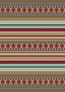 Ethnic seamless pattern background. Mexican colorful textile ornament. South Western rug, blanket .