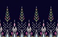 Ethnic seamless pattern. Bohemian fashion. Folklore style. Vector geometric Tribal traditional background. Royalty Free Stock Photo