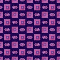 Ethnic seamless pattern. Tribal line print in african, mexican, american, indian style. Geometric boho background Royalty Free Stock Photo