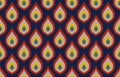 Ethnic seamless pattern. Bohemian fashion. Folklore style. Vector geometric Tribal traditional background. Royalty Free Stock Photo