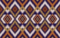 Ethnic seamless pattern. Bohemian fashion. Folklore style. Vector geometric Tribal traditional background. Royalty Free Stock Photo