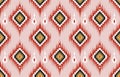 Ethnic seamless pattern. Bohemian fashion. Folklore style. Vector geometric Tribal traditional background. Royalty Free Stock Photo