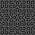 Ethnic Sharp Geometric Seamless Pattern Royalty Free Stock Photo