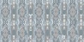 Ethnic style carpet texture. Seamless textile ornament. Gray seamless pattern. Vector seamless pattern Royalty Free Stock Photo