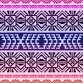 Ethnic style textile seamless pattern Royalty Free Stock Photo