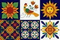 Ethnic Tiles. Mexican Talavera Ceramic Tiles.