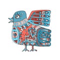 Ethnic totem bird
