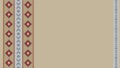 Ethnic tribal pattern background with copy space for text. Beige, red and grey colors. For banner, fliers, menu