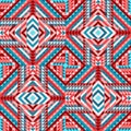 Ethnic tribal seamless pattern aztec style Royalty Free Stock Photo