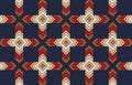 ethnic tribal traditional colorful aztec and african pattern